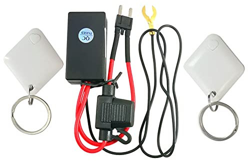 Motorcycle Anti-Theft Security Alarm System Kit, Asudaro Universal Upgrade Motorcycle Alarm 12V Motorcycle Security Anti-Hijacking System Kit Car Immobilizer Security System