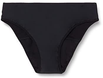 Culotte Menstruelle de Maillot DE Bain Menstruel Fille/Ado IBIS Flux/Leger/Moyen Noir T16 Ans, Culotte de Maillot de Bain Menstruel Uni Noir Ado T16 Ans Happy Days by HP