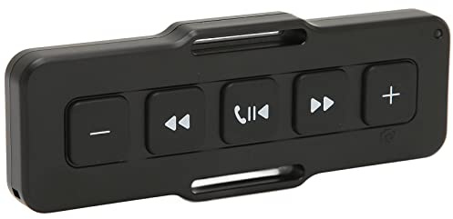 Hoopoocolor Télécommande Bluetooth 5.0, Contrôleur Portable pour la Plupart des Écouteurs de Smartphones, Étanche IPX4, Toucher Facile, Compatibilité Forte, Longue Durée de Vie de la Batterie