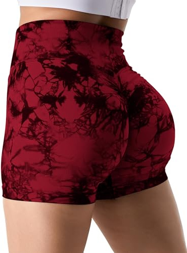 YEOREO Professional Women Workout Shorts 3.6 Scrunch Seamless High Waisted Contour Gym Yoga Biker Shorts