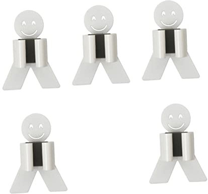 DOITOOL 5stücke Mopp Haken Multifunktionaler Besenhalter Cartoon-design Mopp Und Besenhalter Clip Rack Mit Starkem Kleber Für Wandmontage Im Bad Oder Küche
