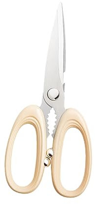 Ciieeo Forbici Da Cucina in Acciaio Resistenti Per Alimenti Forbici Per Barbecue Multiuso Impugnatura Ergonomica Antiscivolo