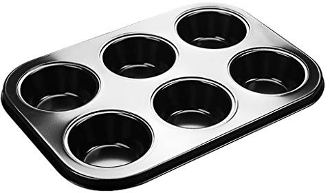 VIRAZE Kuchen-Form 6 Flache Formen, Antihaft-Klein-Kuchen-Form, Eierkuchenform, Pudding-Backen-Ofen Backblech