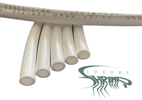 10m Zulaufschlauch 1/4“ (6,3cm) Wassserzulaufleitung Kühlschrankschlauch aus Polyethylen (PE) weiß, für Umkehrosmoseanlagen Zulauf Schlauch für Osmoseanlage, Osmoseschlauch