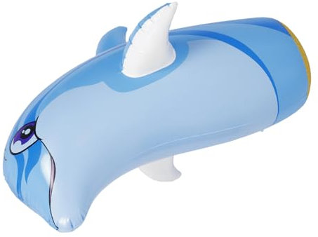 ANDRESLAD Aufblasbarer Delfin Wasserspielzeug Bunte Delphindeko Pool Aufblasbares Tier Planschbecken Party Deko Wiederverwendbar Für Garten Und Poolspaß Junge Mädchen Und Erwachsene