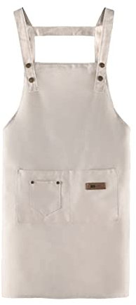 PEKLOKIW Grembiuli in pelle nera tutto Puro Poliestere Canvas Grembiule Pubblicità LOGO Stampa Manicure Vita Casa Cucina Ristorante Abiti da lavoro, A, Taglia unica