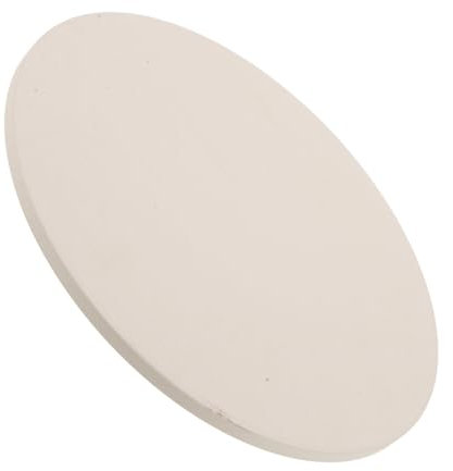 Cabilock Pietra Da Forno in Cordierite 280x10mm, Teglia Rotonda Per Pizza e Pane, Resistente Ad Alte Temperature, Manico Spazzola Integrato, Per Forno e Griglia Da Cucina
