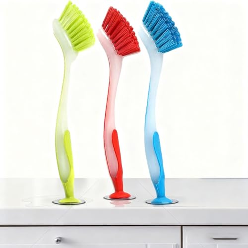 3Pcs Washing Up Brushes, Dish Brush, for Washing Up Washing Up Brushes for Dish Pots Pans Kitchen Sink Cleaning