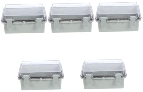 PRETYZOOM 5pcs Box Weatherproof Electrical Box for Outdoor Insulated Suitable for Street Lights