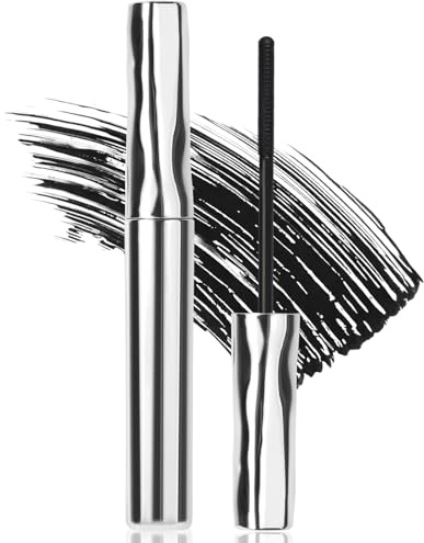 BUTBU Mascara, Iron Wand Mascara, Plast Mascar, för Ögonfransar och Ögonbryn, Anti-Smett, Volymgivende och Långhållbar, Utan Smältning, Utan Klumpar