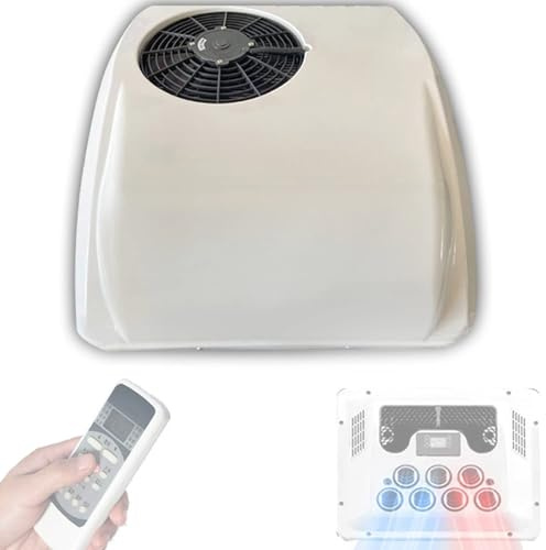 Climatizzatore da Tetto per Camper con Aria Condizionata Parcheggio - Condizionatore Elettrico per Roulotte,Autobus,Veicoli Agricoli e Trattori,Raffreddamento e Riscaldamento 220V