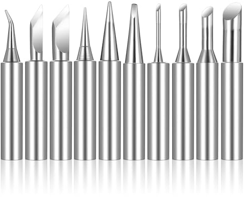 10 Pcs Panne Fer à Souder, Pointes de Fer à Souder 900M de Remplacement pour Stations à Souders, Équipements de Soudage et Accessoires