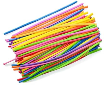 BESPORTBLE 100Pcs 260Q Modeling Balloons Assorted Colors Latex Twisty Balloons for Party Decorations DIY Modeling Kit