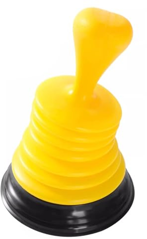 Sink Plunger, with Quick Unblock Solution, 19x11.3x11.3cm, Sink Unclogger Tool, Bathtub Plunger, Rubber Sealed Design, for Bathroom, Kitchen, Bathtub, Laundry, Commercial Use