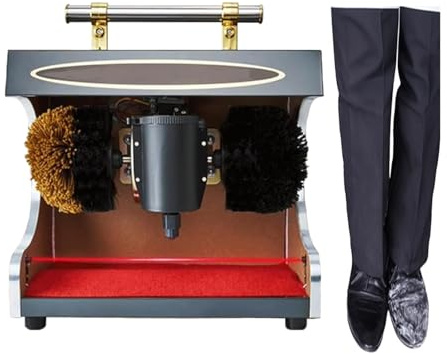 Fully Automatic Induction Shoe Polishing Machine Electric Titanium Body Household & Public Use Effortless Shine for All Shoe Types
