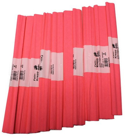 Staufen 617141 - Krepppapier 10 Rollen 50 x 250 cm, rose