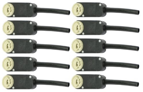 10x Trango GU10 Anschlusskasten Fassung für LED- und Halogen-Einbaustrahler