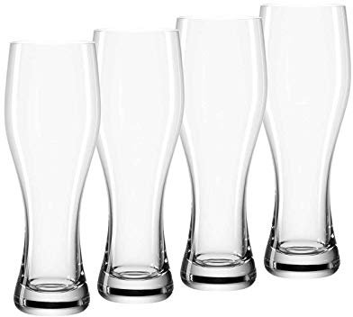 Leonardo - Vasos de cerveza (cristal, 0,33 L, 4 unidades)