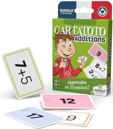 Ducale, das französische Spiel – Cartatoto Additions-Kartenspiel Lern- und Lernkarten, 10006518