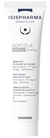 ISISPHARMA - GLYCO-A M PEELING - Nattkräm med 12% glykolsyra för blandad, fet, fläckig hud - lyser upp, mattas, jämnar ut och jämnar ut hy - fransk tillverkning