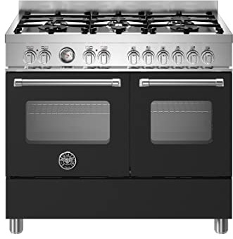 Bertazzoni Master Series MAS106L2ENEC 100cm Dual Fuel Range Cooker - Nero - A/A Rated