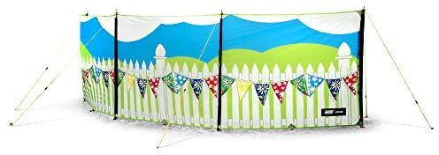 Maypole Summer Days Windschutz mit 3 Paneelen aus Stahl
