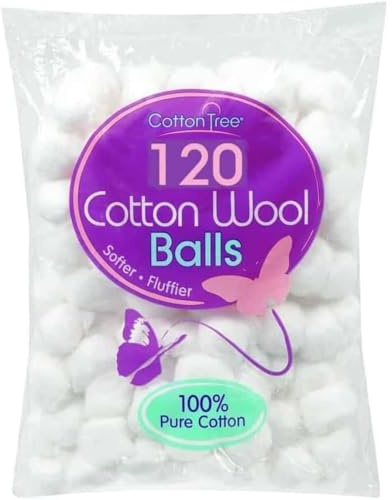 COTTON TREE 100% puro cotone, super morbido, confezione da 120
