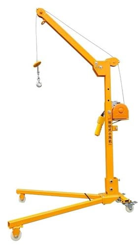 JDSHFEN Petite Grue Mobile, Grue à Main Pliable, palan de Levage électrique Domestique (Couleur : palan électrique de 200 kg) (palan électrique de 200 kg)