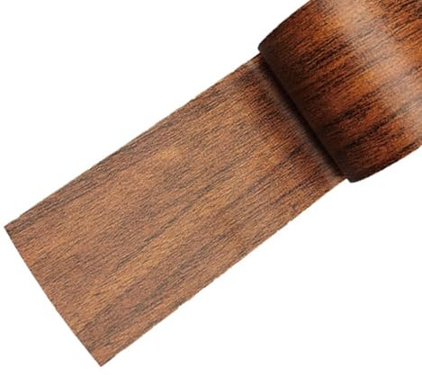 Nastro Adesivo con Effetto Legno Realistico Multiuso, Impermeabile per Riparazioni con Venature, per Battiscopa Morbide, Porte
