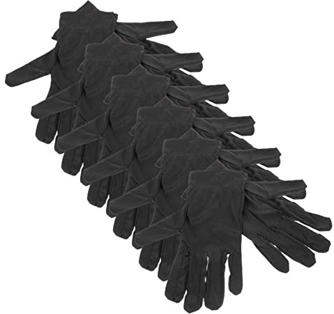 Gatuida 6paare Baumwollhandschuhe Für Schmuck Und Münzhandhabung Elastische Und Atmungsaktive Kunsthandschuhe Zum Schutz Empfindlicher Gegenstände