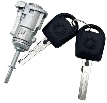 HZTWFC Rechte Seite Türschloss Zylinderschlüssel Modifikationszubehör 604837168 Für VW Golf 4 Iv Mk4 Bora Für A6 Für Skoda Fabia Polo 1997-2009