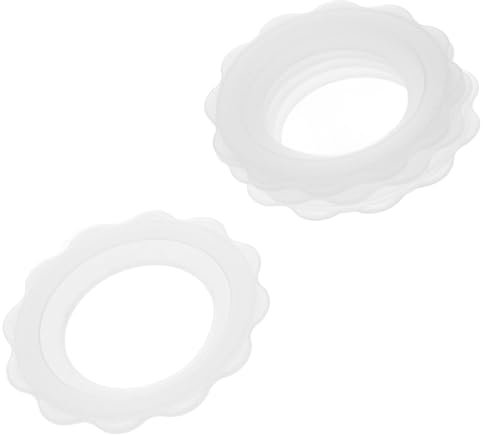 Warmhm 5stücke Silikon-stillringe Weiche Brustschutzabdeckungen Schweißresistente Stillcups Für Sommer Atmungsaktive Stillbrustcups Zum Wiederholten Gebrauch