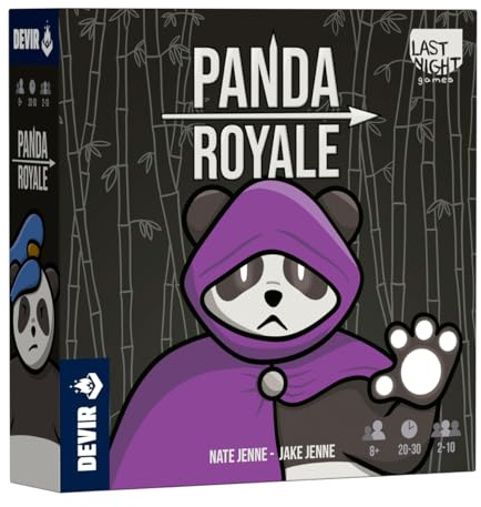 Devir - Panda Royale, Gioco di Dadi, Divertente Gioco di Gruppo, Gioco per fino a 10 Giocatori (BGPANEEC)