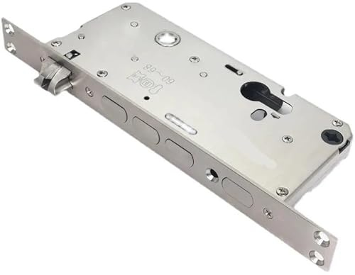 AYKNINGD Mortice Lock, Mortice Door Lock 68 72 85 Lock Anti-theft Door Outdoor Aluminum Alloy Door Lock Core Hole Lift The Handle To Lock(8530)