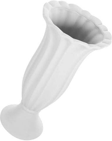 Toyvian Vaso Cimitero in Ceramica Colonna Romana Grande Contenitore per Fiori Commemorativi Decorazione Resistente per Tomba con Design Elegante per Fioriere da Esterno