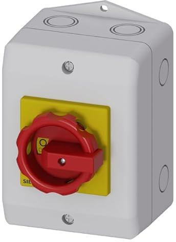 Siemens Indus.Sector Haupt-/Not-Aus-Schalter 3LD2264-1GP53 1S+1Ö 1N 3p. 32A Lasttrennschalter 4011209524262