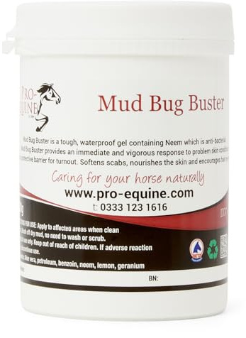 Pro-Equine Mud Bug Buster - tough waterproof barrier ointment with Aloe Vera, Neem and botanical oils