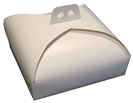 scotton spa PZ 25 SCATOLA PER TORTE CM 23 X 23 IN CARTONE BIANCO PERLA IDEALE PER DOLCI BOX FOR SWEETS IN CARTA ALIMENTARE