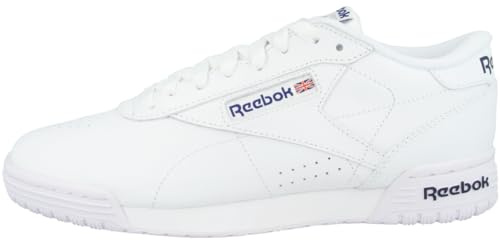 Reebok Exofit Lo Clean Logo Int Zapatillas de gimnasia para Hombre, Intense White Royal Blue Royal Blue, 44 EU