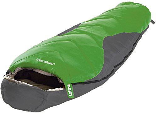 Loftra Mumienschlafsack Comfort Space grün/grau 230/85/70cm bis -23°C