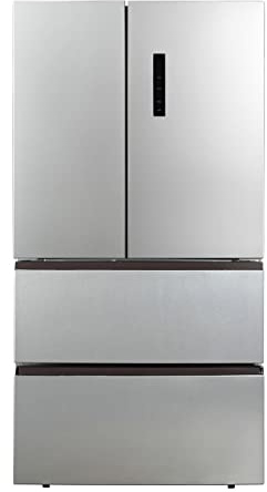 Hamilton Beach HBFR1504 Full Size Counter Depth Refrigerator with Two Freezer Drawers, 17.9 cu ft, Stainless