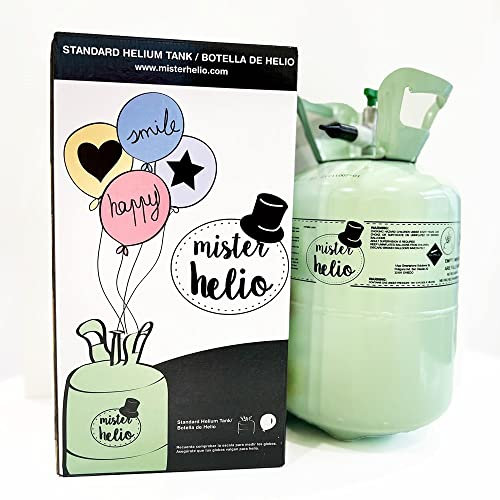 MISTER HELIO Bouteille d'hélium Mister Helium pour 15 ballons (ballons non inclus)
