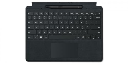 Microsoft Clavier Surface Signature Noir + Stylet Surface Slim Pen 2, compatible Surface Pro 13 (Clavier AZERTY)