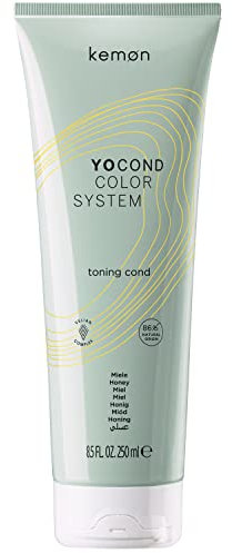 Kemon - Yo Cond Miele, Condizionante Riflessante di Origine Naturale, con Estratto di Yogurt e Piante Officinali Lenitive e Bio, 250 ml