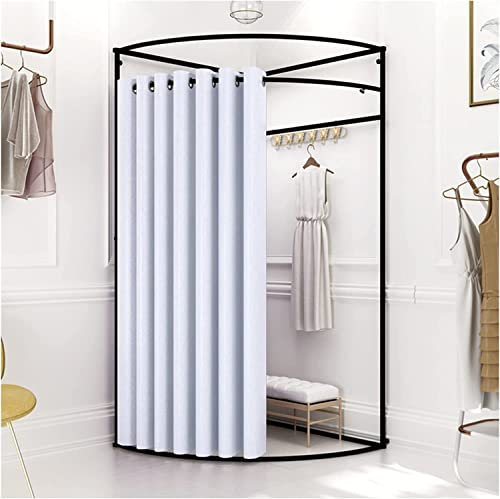 LIOONS Tragbarer Umkleidekabine Bewegliche Umkleidekabine Bekleidungsgeschäft Umkleidekabine Ecke Wandbehang Umkleidekabine für Einkaufszentren Stabil und langlebig