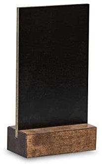 Kreidetafel-Tischaufsteller aus Holz, DIN A6