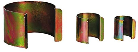 Set 20 Clip clips fermatelo per serra in acciaio per fissare il telo protettivo (Metallo, ⌀ 20 mm)