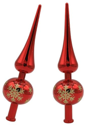 Abaodam 2stücke Weihnachtsbaumspitze Glitzernde Christbaumspitze Aus Robustem Kreative Weihnachtsdekoration Für Tannenbaum Einfache Installation Und Langlebig