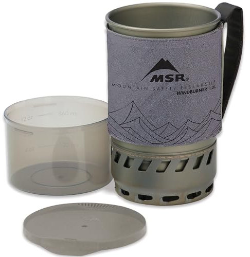 MSR WindBurner Pot personnel pour accessoires de camping et de randonnée, 1 l