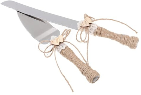 ABOOFAN 1 Satz Liebe Kuchen Schaufel Hochzeitstorte Ausstecher Hochzeitstorte- Server Küchenversorgung Tortenschaufel aus Edelstahl Rostfreier Stahl Pizza- Kelch